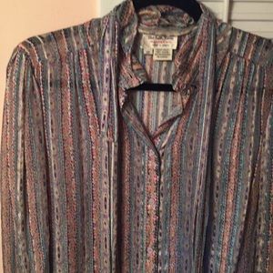 Vintage silk blouse.